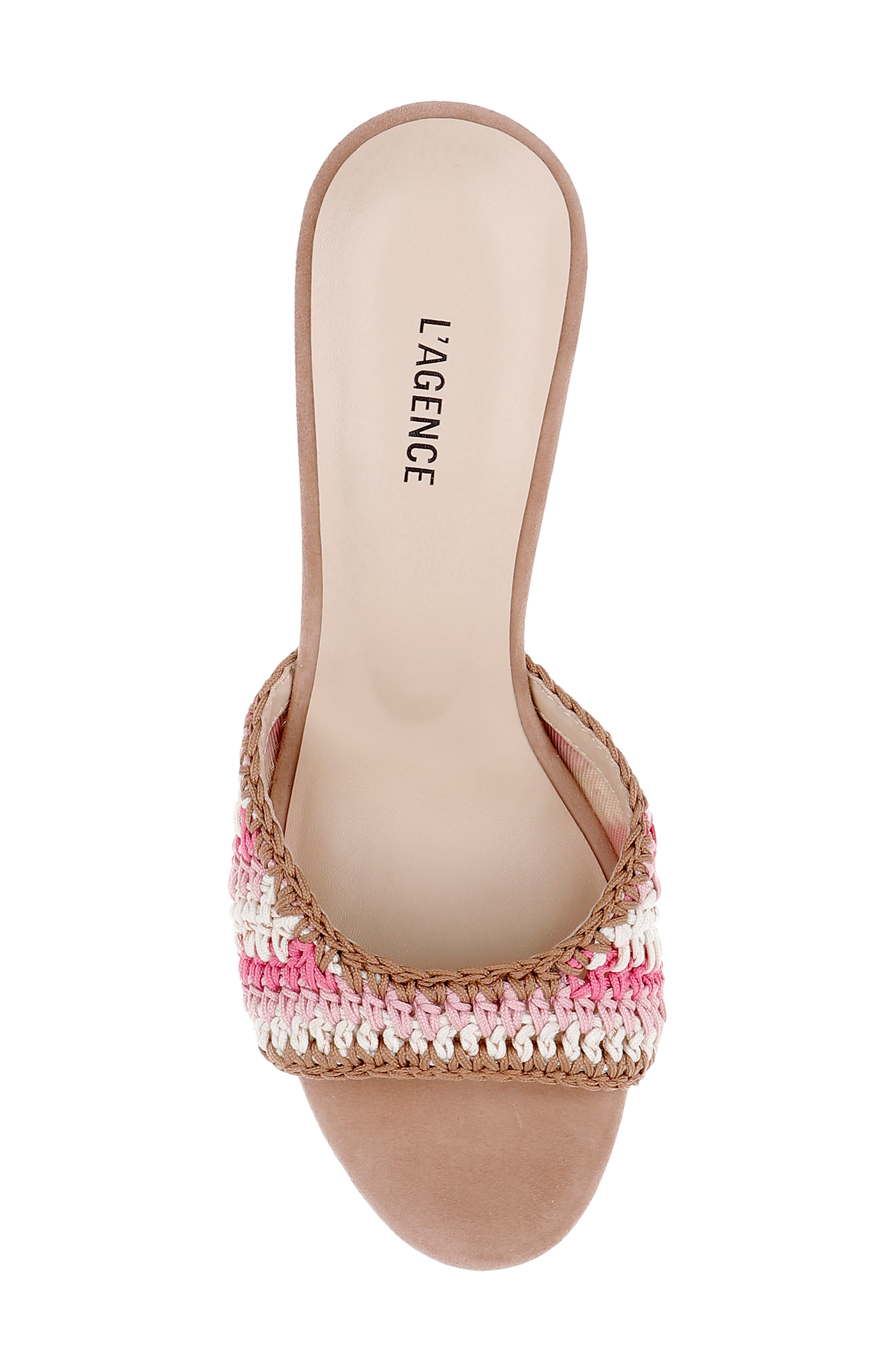Moyes Slide Sandal, Alternate, color, PINK MULTI