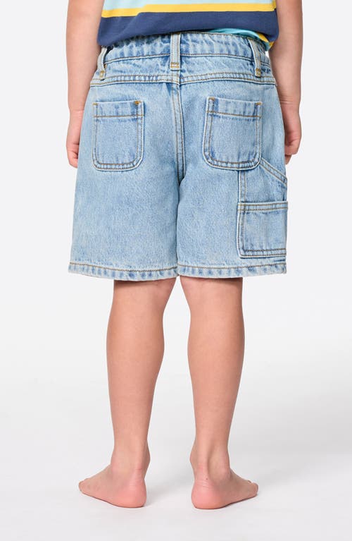Rip Curl Kids' Hyped Up Denim Shorts In Gray