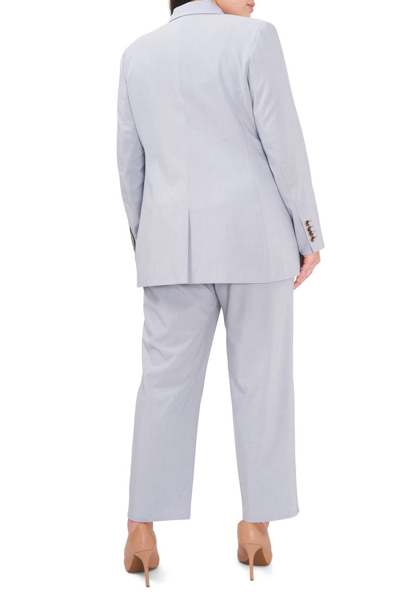 Single Button Relaxed Blazer, Alternate, color, PORCELAIN BLUE