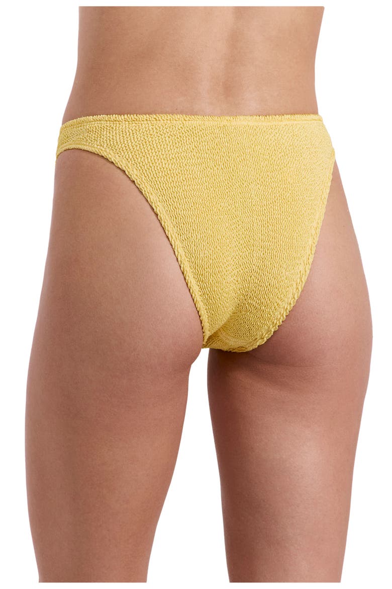 Tulum High Leg Low Rise Bikini Bottom, Alternate, color, Yellow