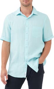Rodd & Gunn Waiheke Original Fit Short Sleeve Linen Button-Up Shirt