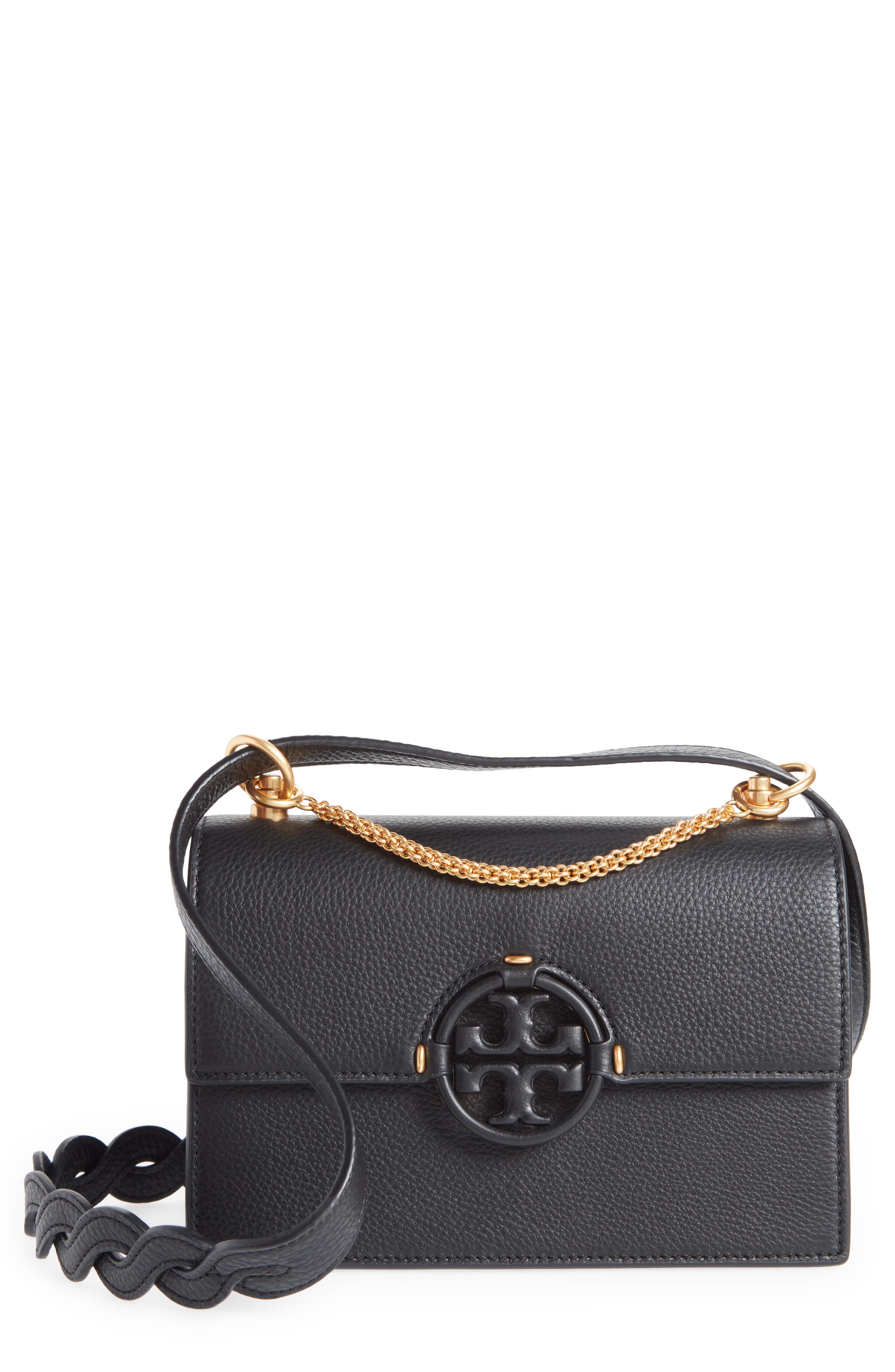 Tory Burch Miller Small Leather Flap Shoulder Bag, Main, color, 