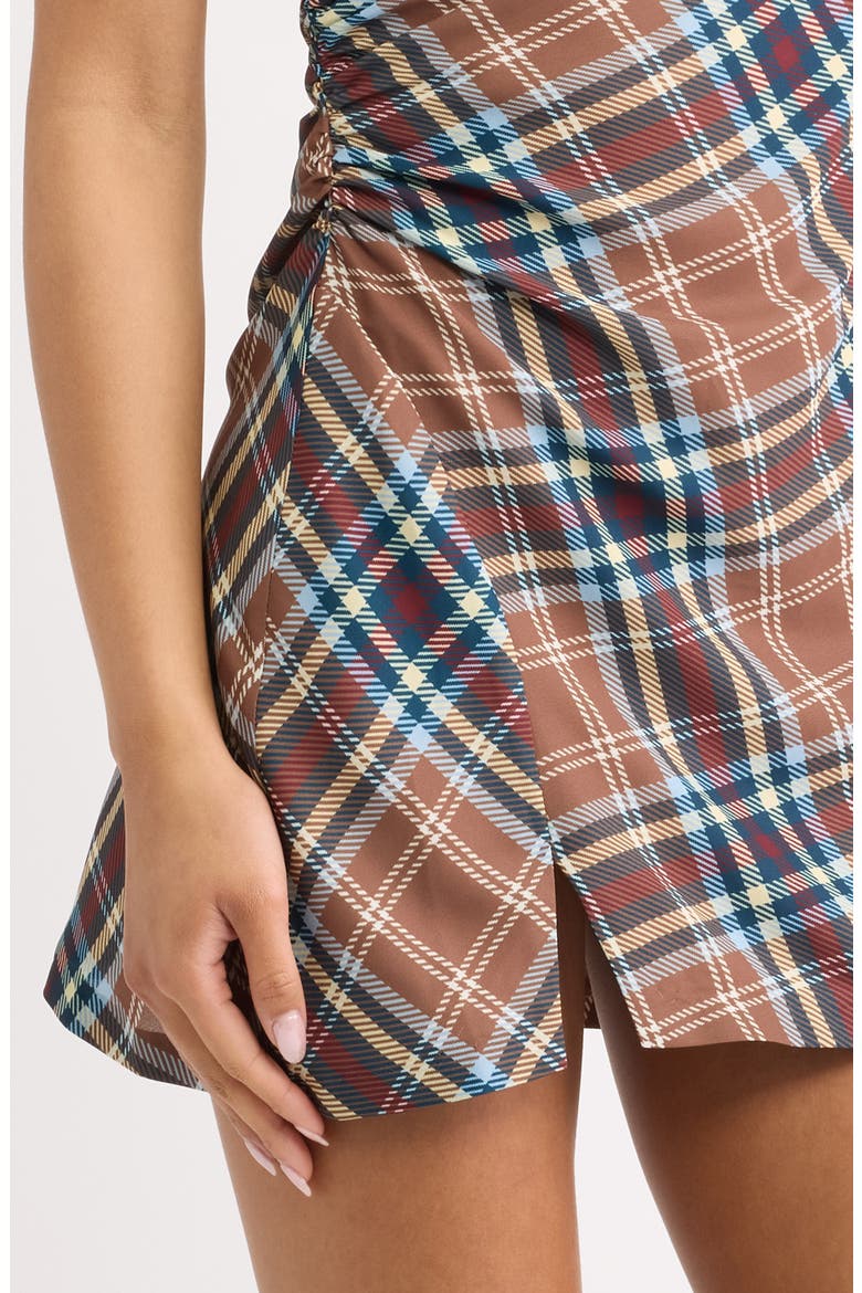 The Rosalie Plaid Sleeveless Minidress, Alternate, color, PLAID