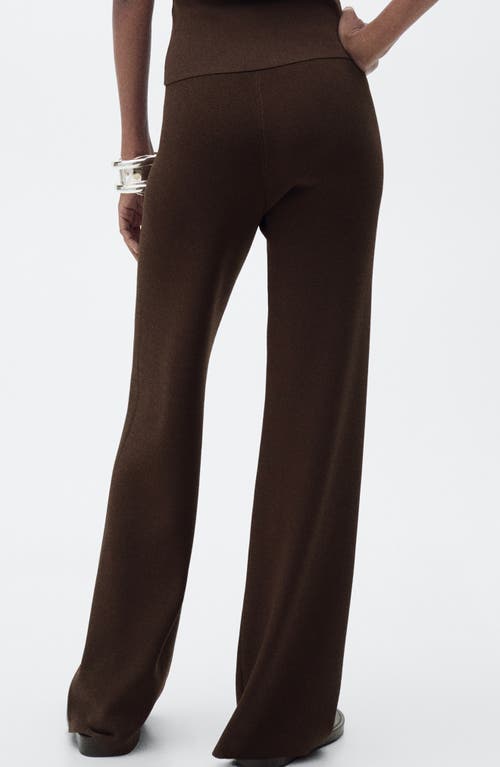 Mango Knit Straight Leg Pants