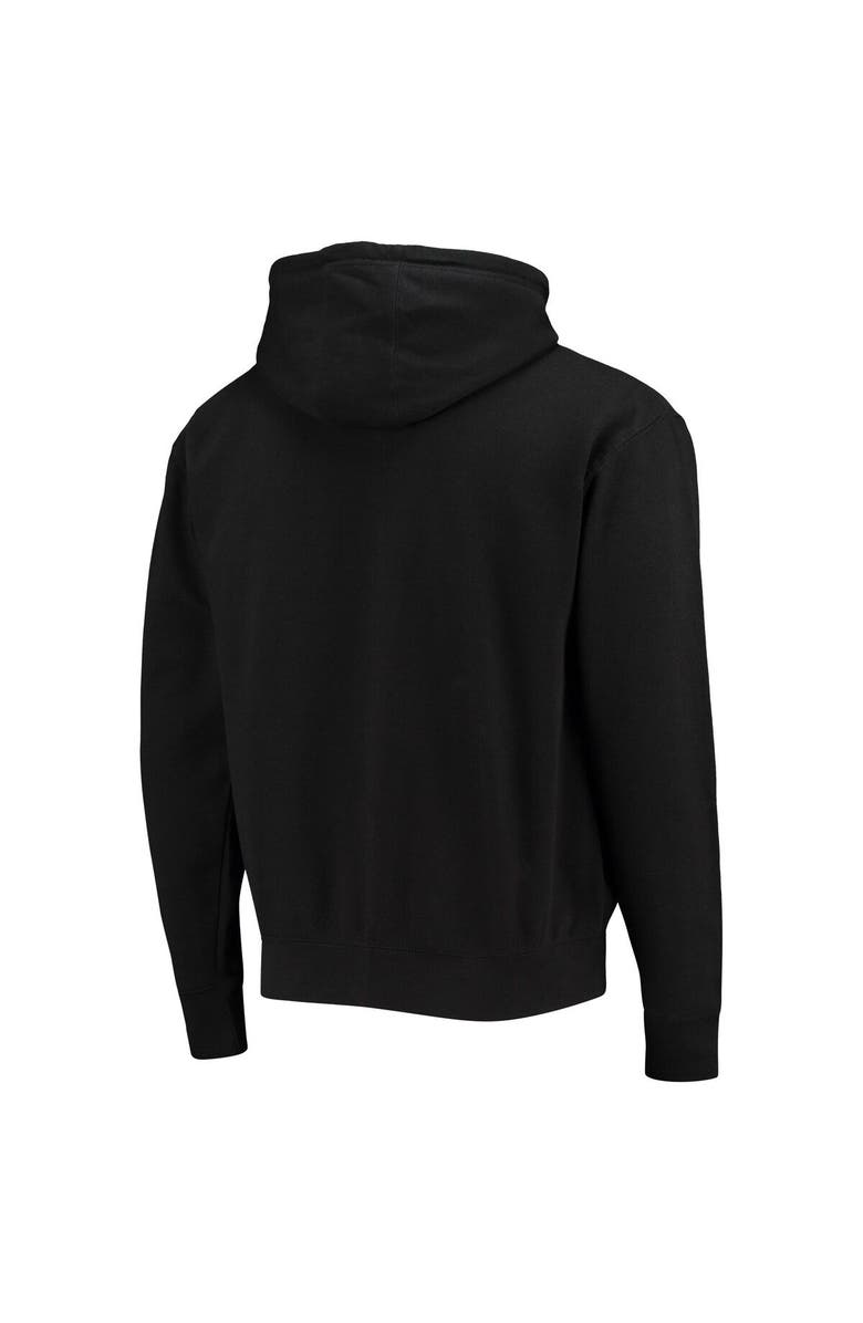 STARTER Men's Starter Black New Orleans Saints Throwback Perfect Season Full-Zip Hoodie Jacket, Alternate, color, Black