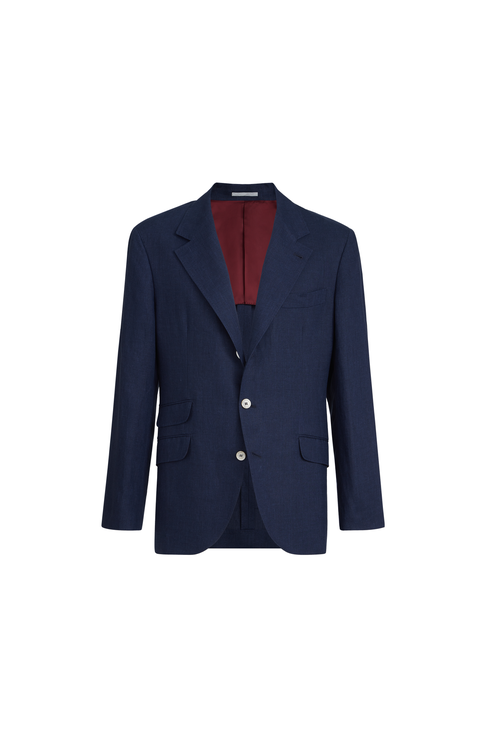 Linen deconstructed blazer