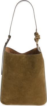 Anya Hindmarch Ringo Suede North/South Shoulder Bag