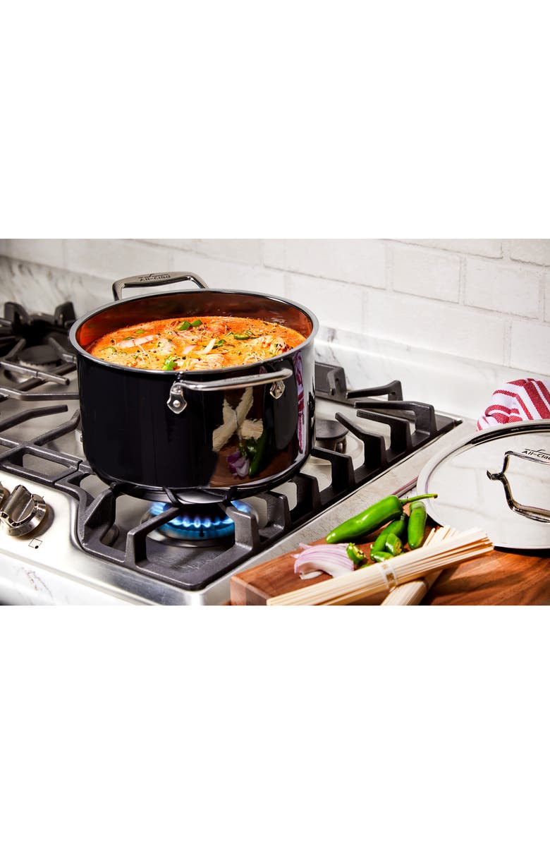 All-Clad FUSIONTEC<sup>™</sup> 7-Quart Natural Ceramic Stock Pot, Alternate, color,