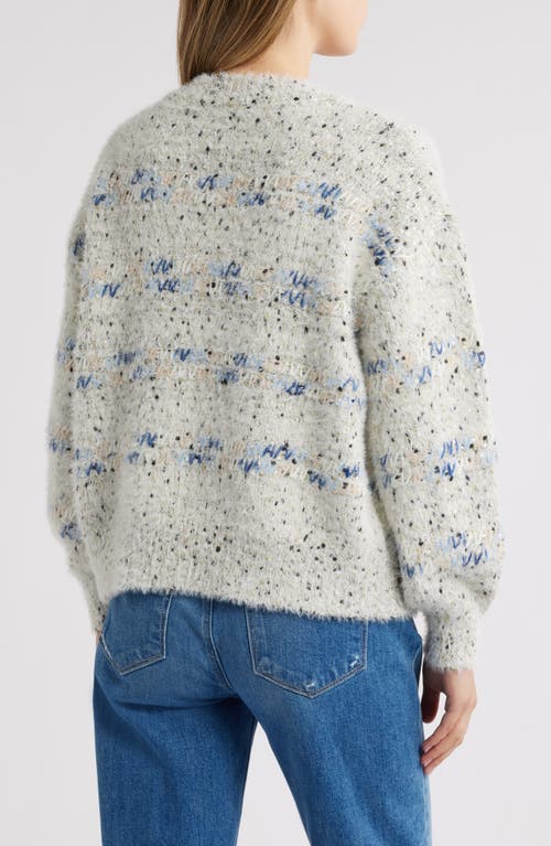 Bobeau Eyelash Crewneck Sweater