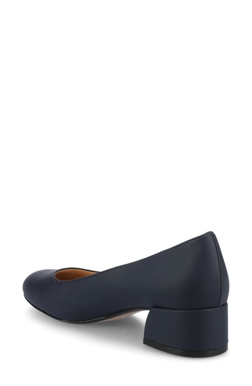 JOURNEE COLLECTION JOURNEE COLLECTION SAARII BLOCK HEEL PUMP