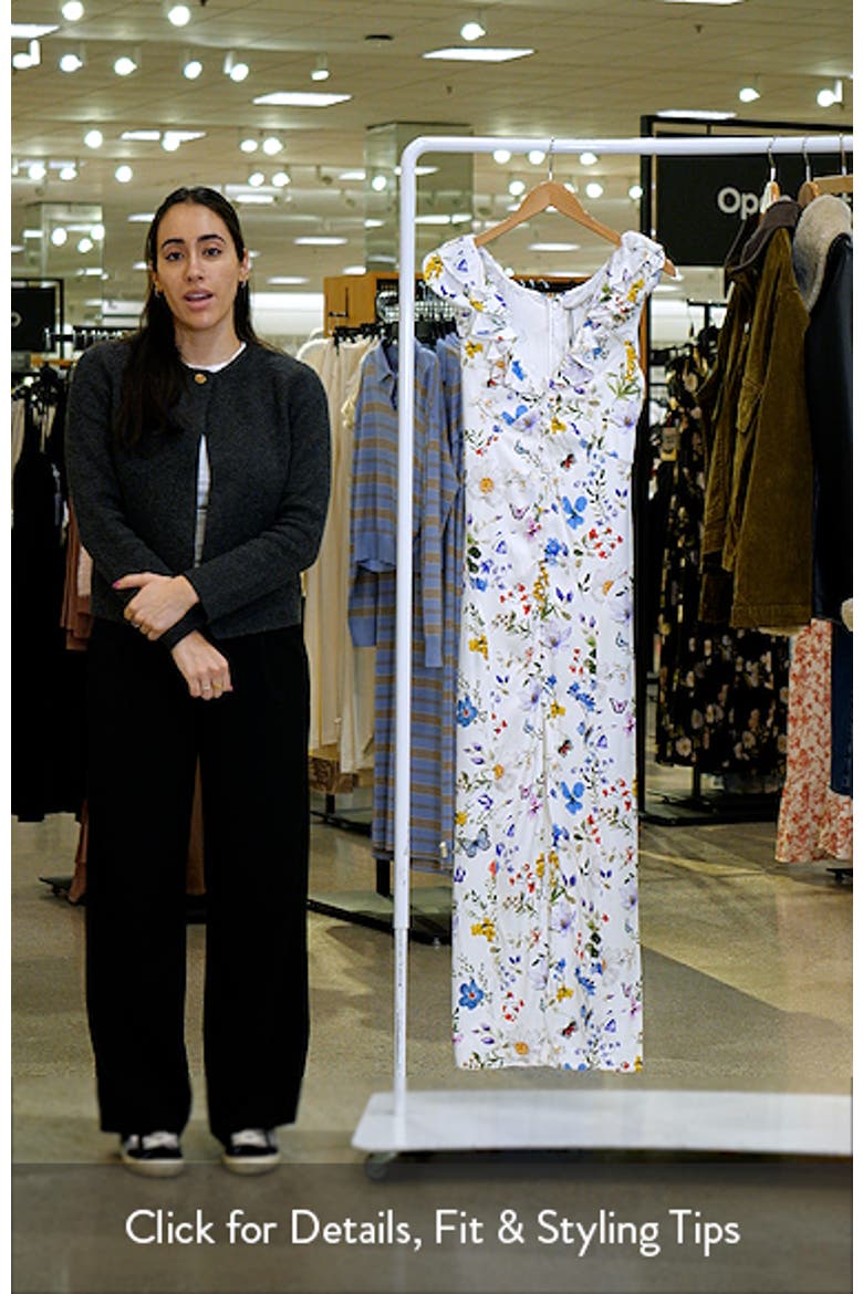 Tara Floral Ruffle Detail Dress video