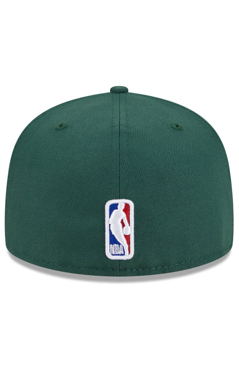 New Era Men's New Era  Hunter Green Milwaukee Bucks 2023 NBA Draft 59FIFTY Fitted Hat, Alternate, color, 