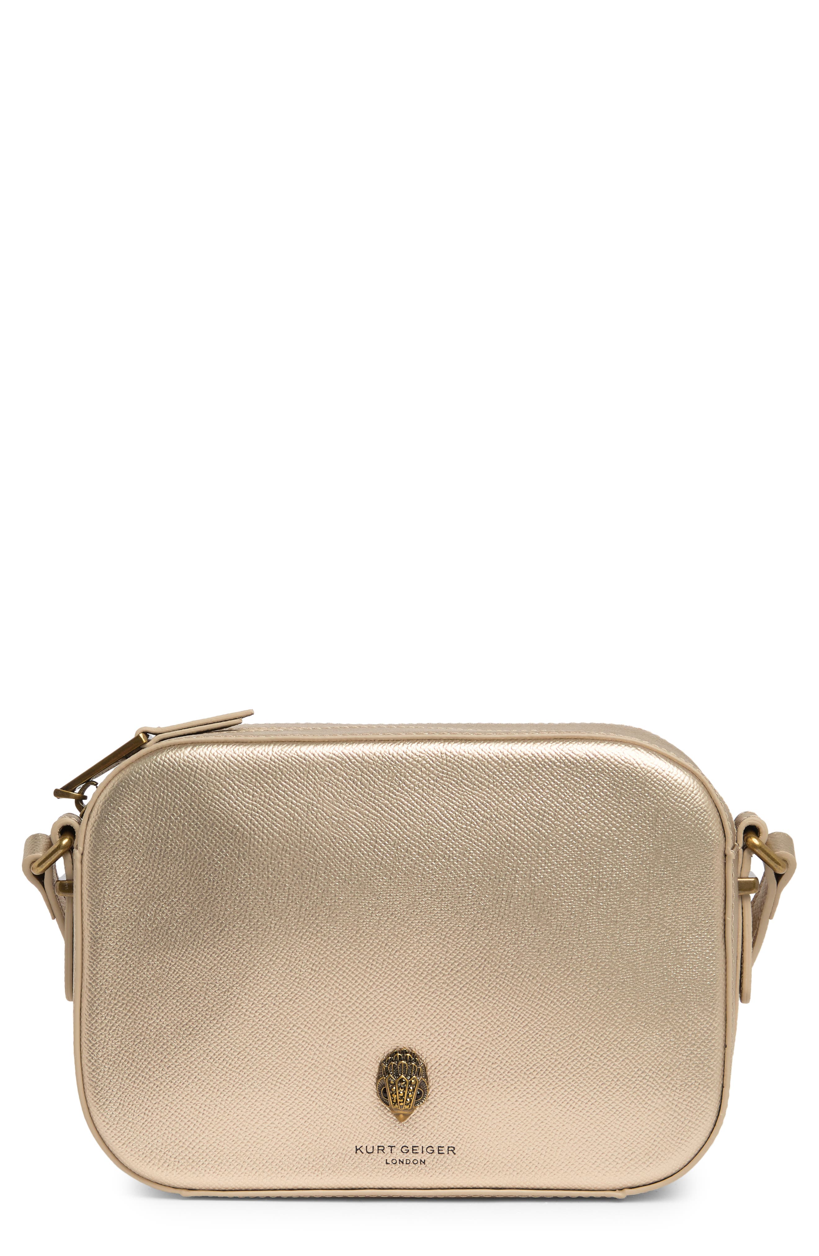 Kurt Geiger London Richmond Crossbody Bag, Main, color, Gold