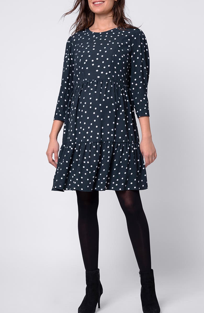 Seraphine Tiered Maternity & Nursing Dress, Main, color, 