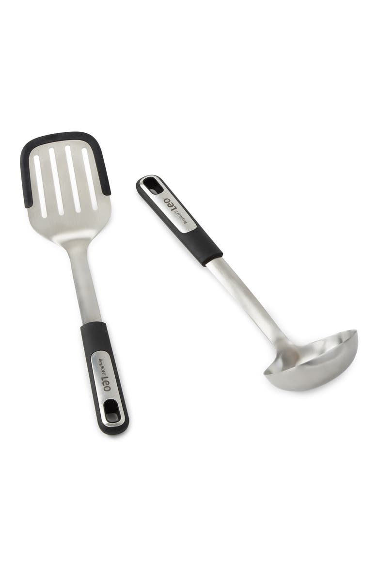 Graph Slot Turner & Ladle Set, Main, color, SILVER