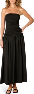 Nia Santal Strapless Dress