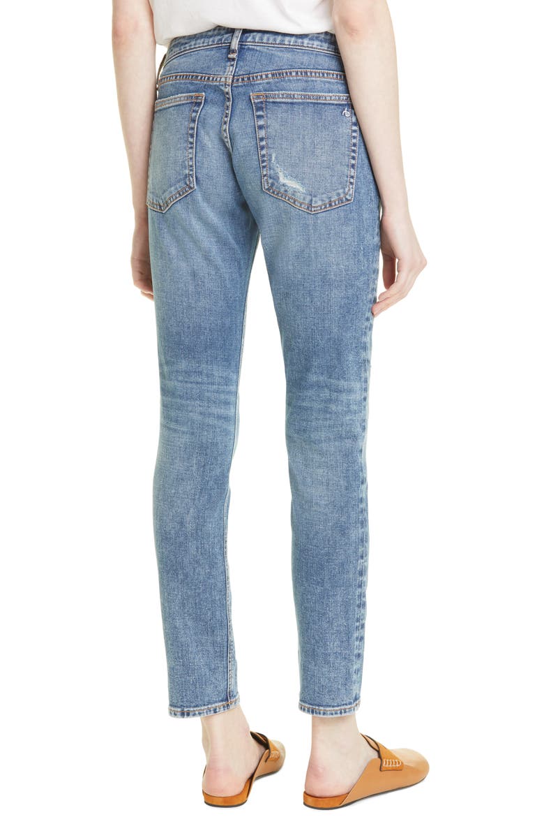 Dre Low Rise Slim Boyfriend Jeans, Alternate, color, NORWALK