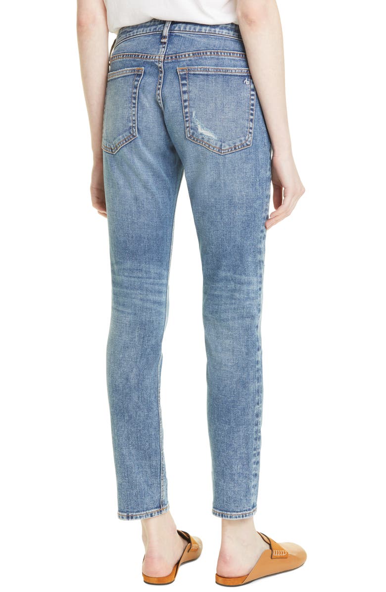 rag & bone Dre Low Rise Slim Boyfriend Jeans, Alternate, color,