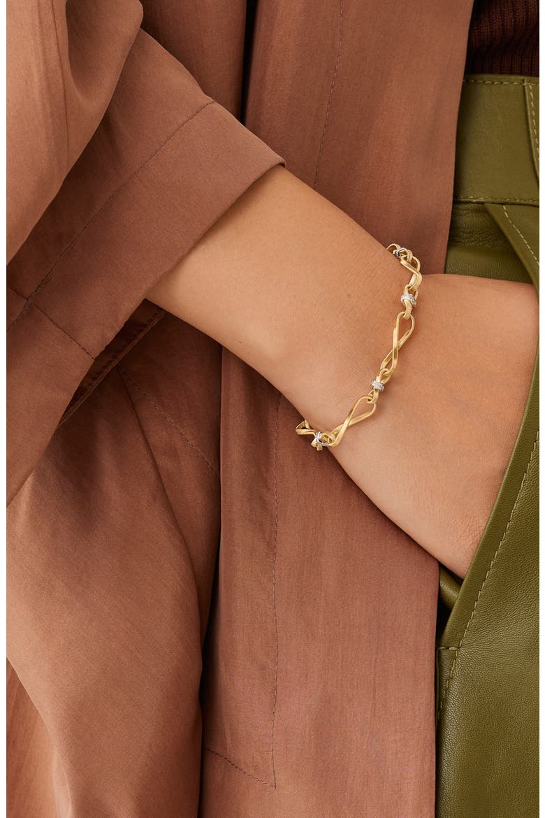 Marrakech Onde Bracelet, Alternate, color, YELLOW GOLD/ DIAMOND