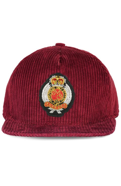 Corduroy Baseball Cap - Members Only Crest