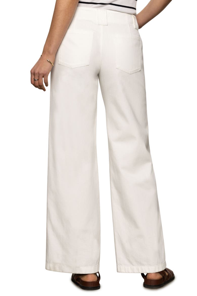 Arden High Waist Wide Leg Jeans, Alternate, color, BRILLIANT WHITE