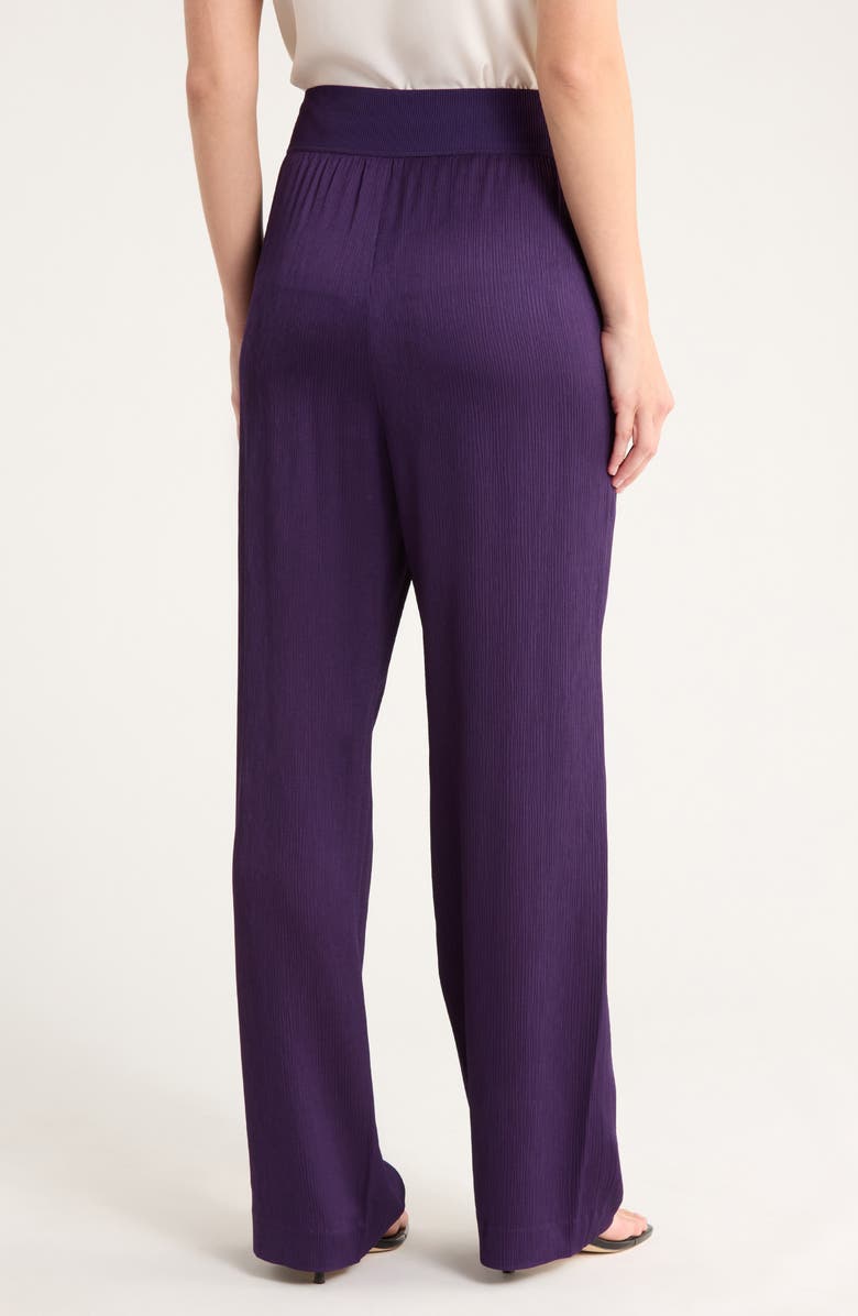 Theory Wide Leg Pants, Alternate, color, Blackberry