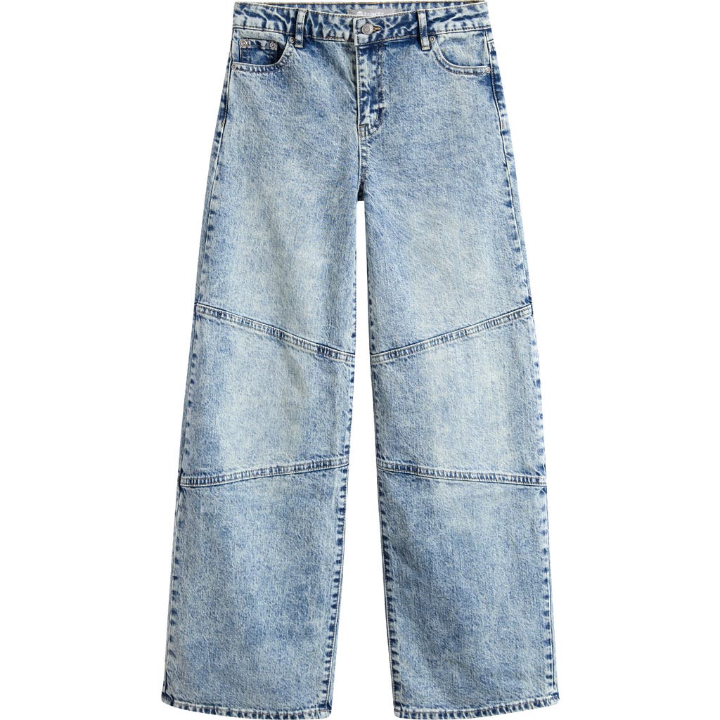 Tractr Kids' Barrel Leg Jeans In Blue