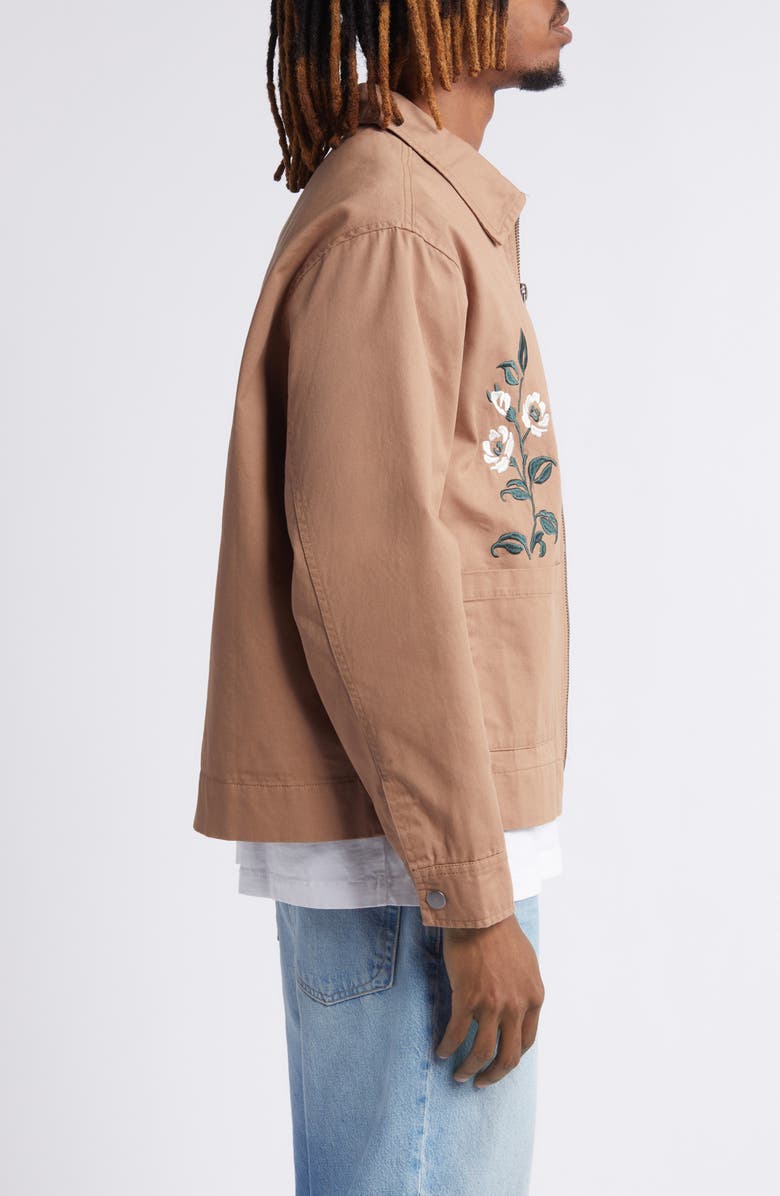 PacSun Floral Embroidered Cotton Jacket, Alternate, color,
