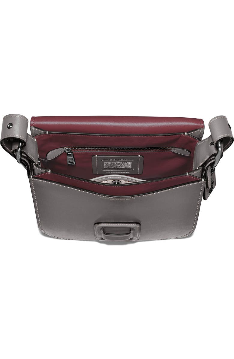 COACH Courier Leather Convertible Bag, Alternate, color,