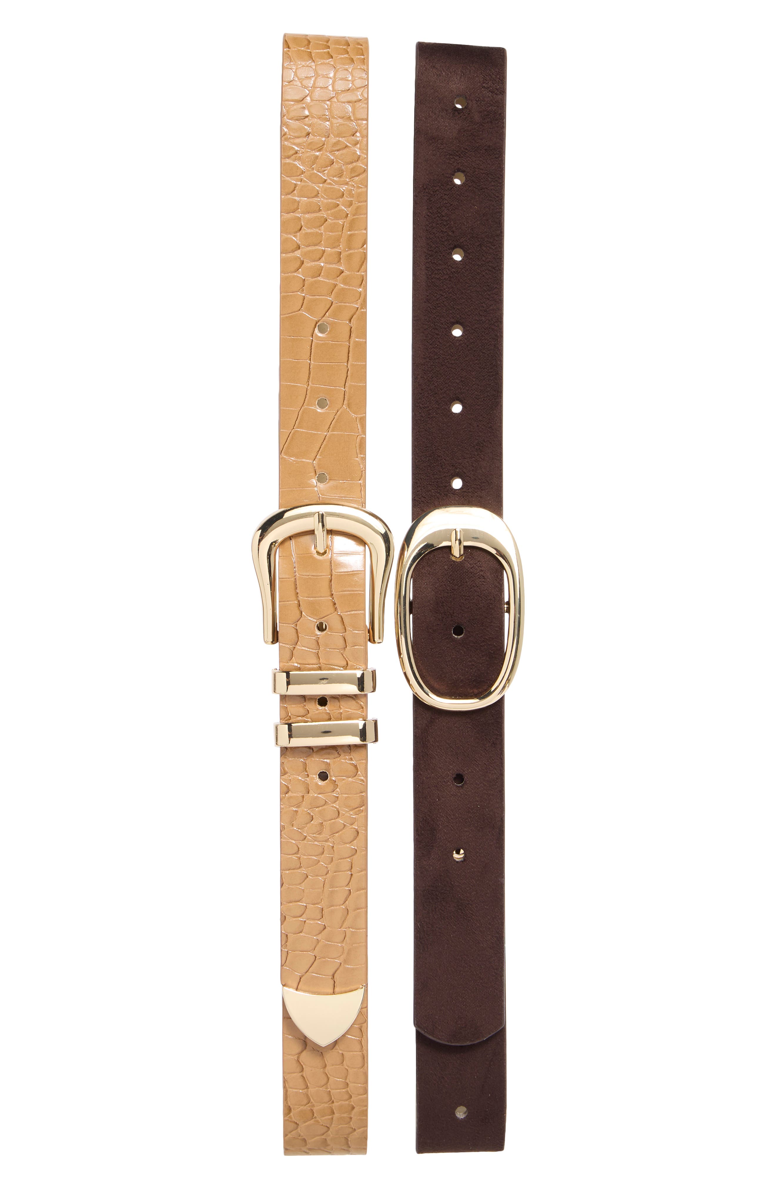 Steve Madden Set of 2 Assorted Belts