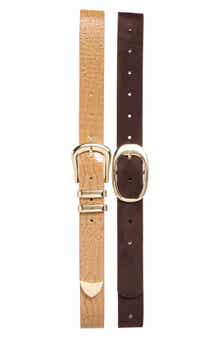 Steve Madden Set of 2 Assorted Belts