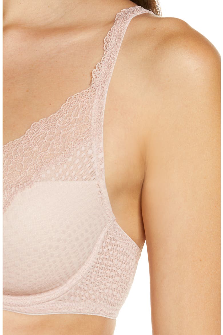 Beyond Underwire Contour Bra, Alternate, color, ROSE/PEARL