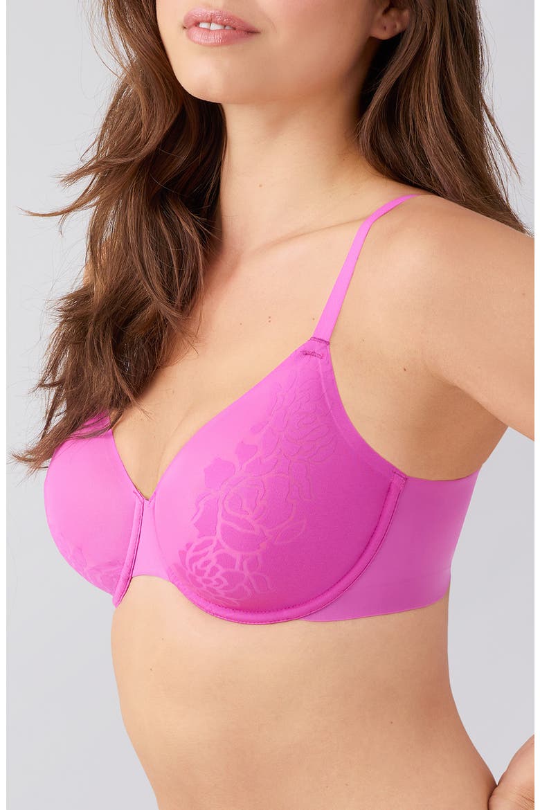 Confidence Boost™ Underwire Bra, Alternate, color, WILD AZALEA