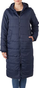 Modern Eternity 3-in-1 Long Quilted Waterproof Maternity Puffer Coat
