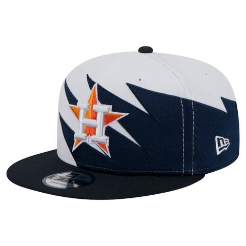 Men's New Era Navy/White Houston Astros Jagged 9FIFTY Snapback Hat