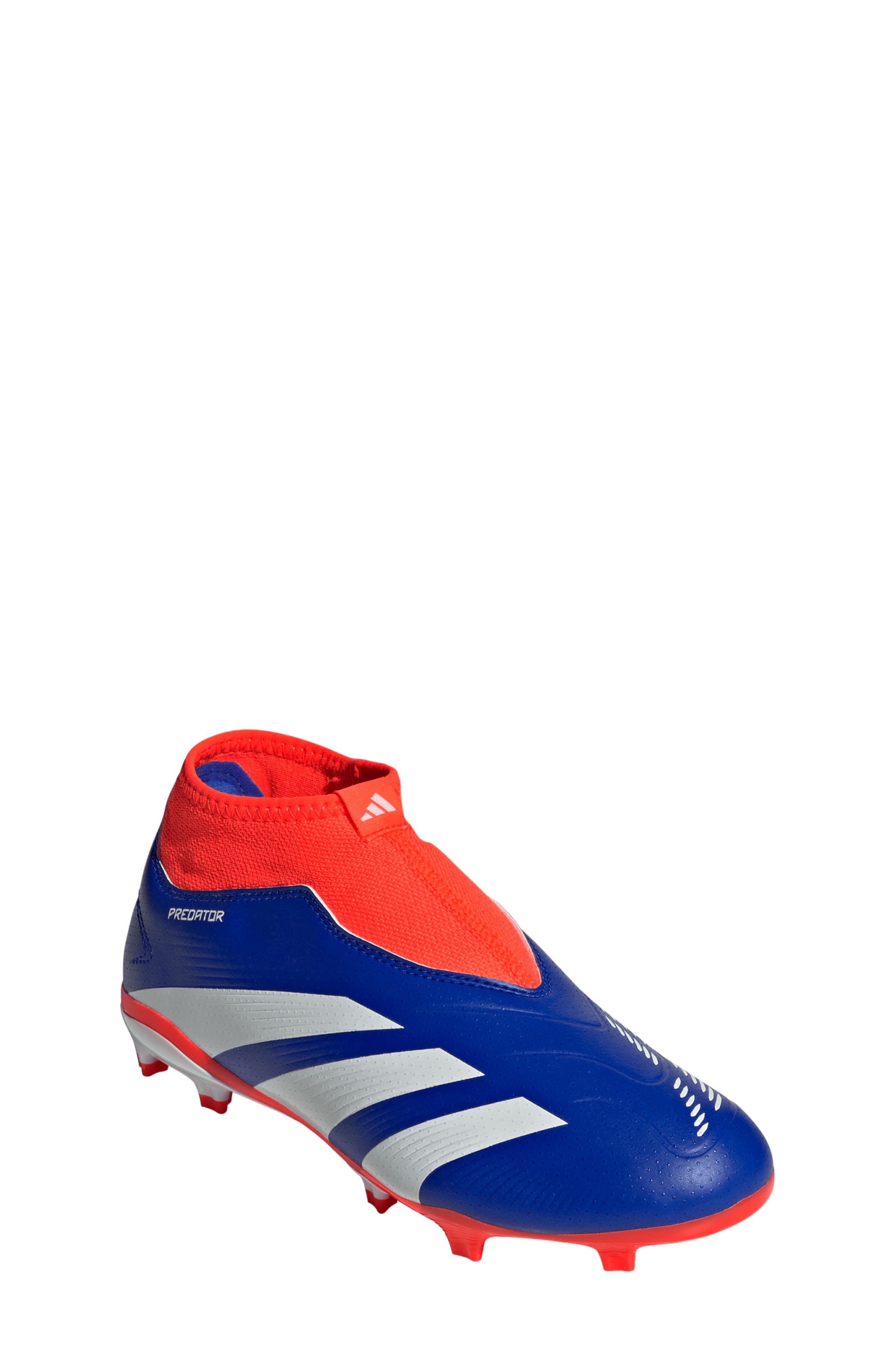 adidas Kids' Predator League Laceless Firm Ground Soccer Cleat, Main, color, 