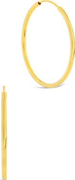 Sterling Forever Lucy Huggie Hoop Earrings