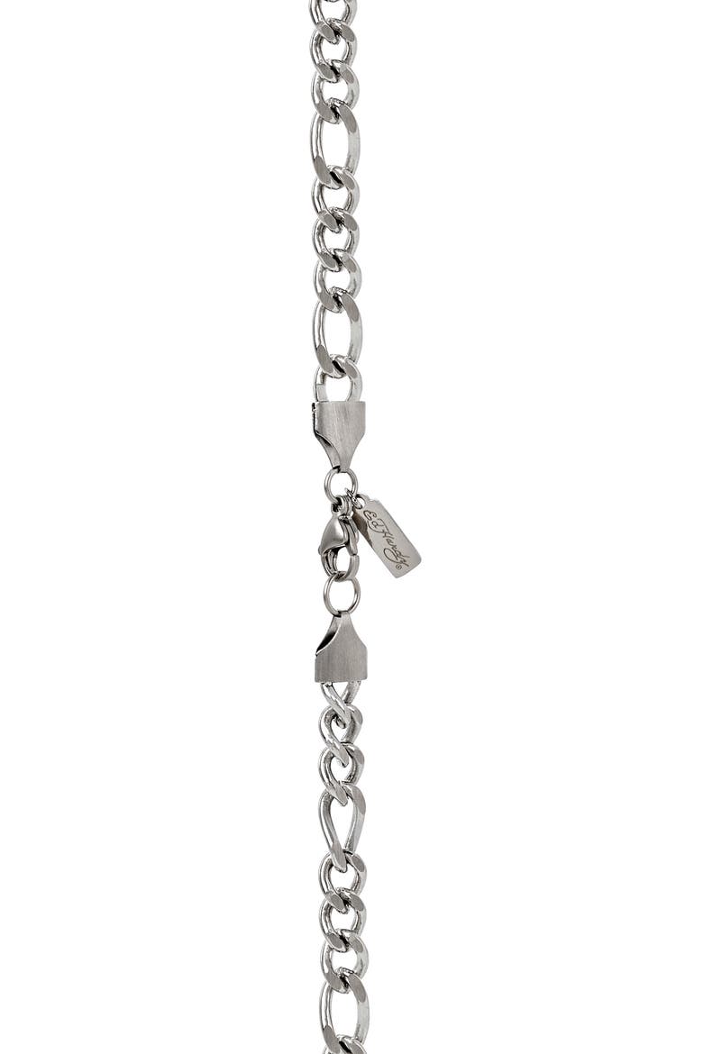 Men's Figaro Chain Necklace, Alternate, color, SILVER
