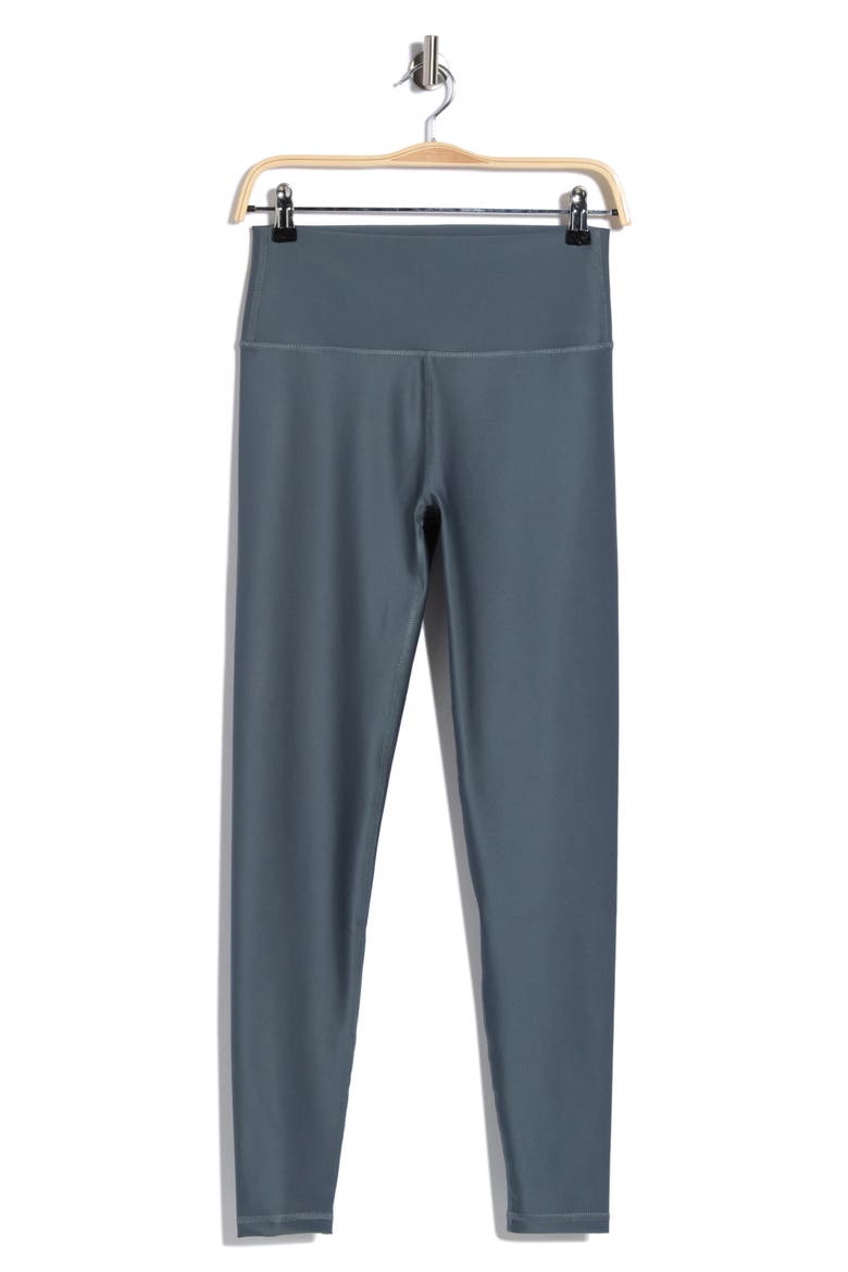 High Rise Shine Leggings, Main, color, AMAZON