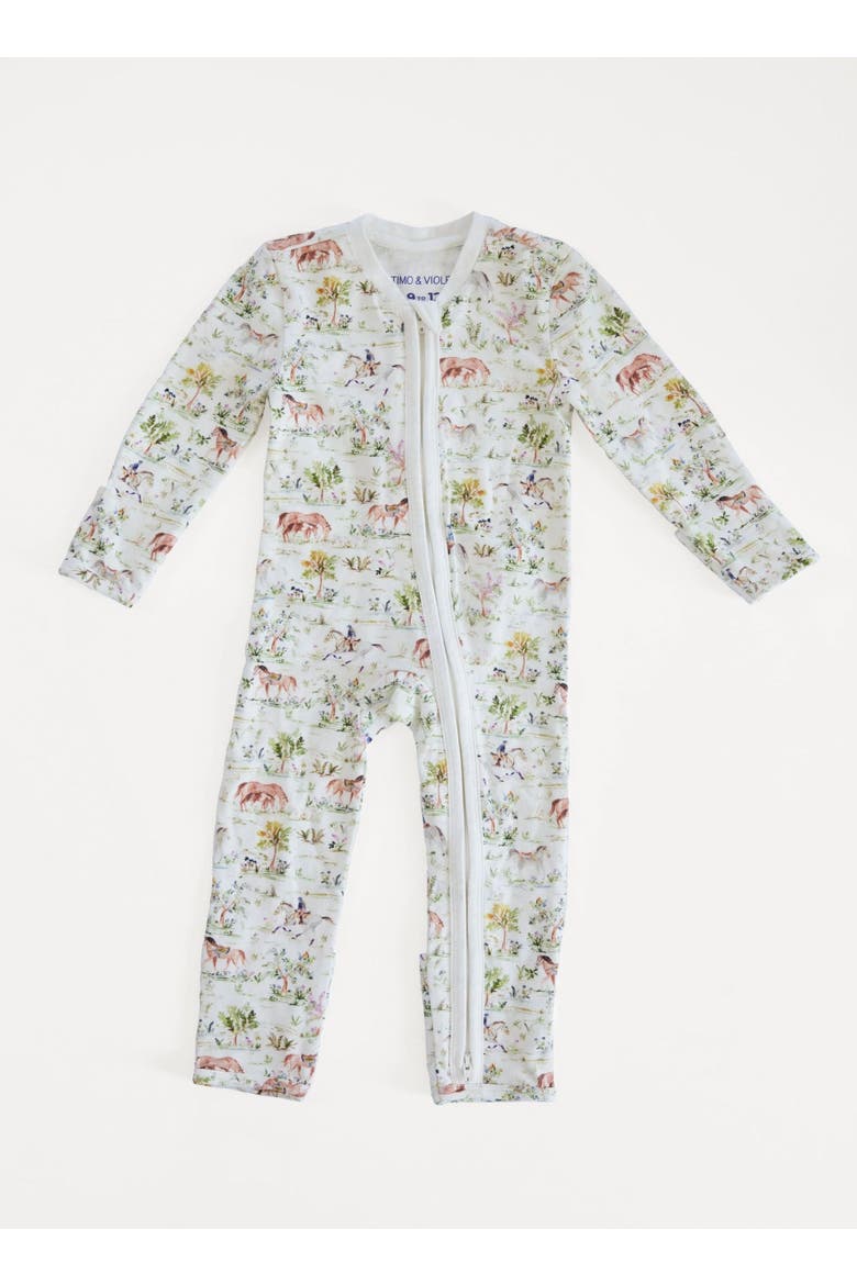 Hunter Pace Horse One-Piece, Main, color, White