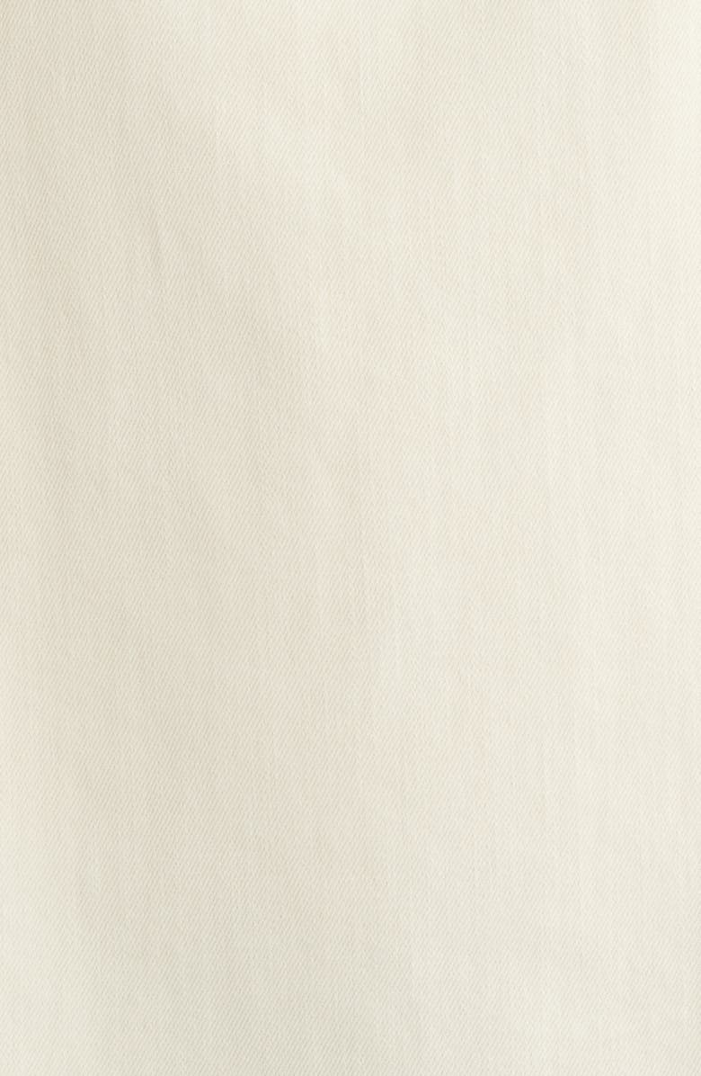 rag & bone Cotton Twill Long Sleeve Polo, Alternate, color, Ecru