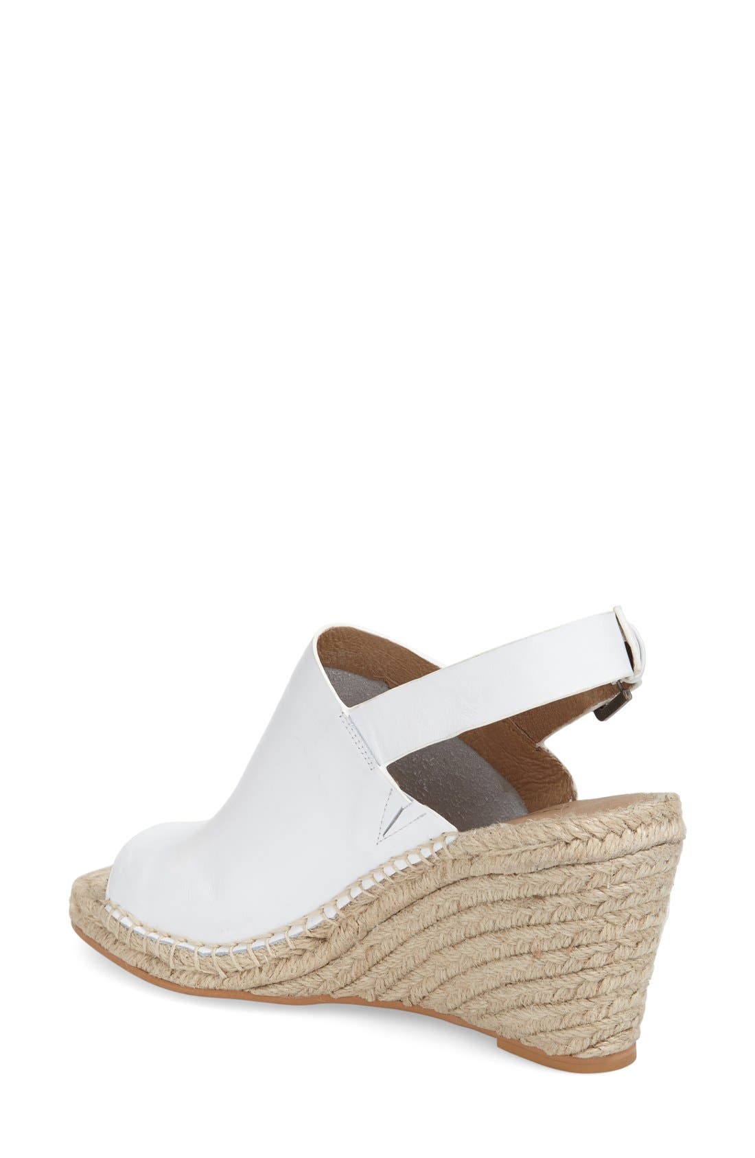 Sutton Slingback Sandal, Alternate, color, WHITE LEATHER