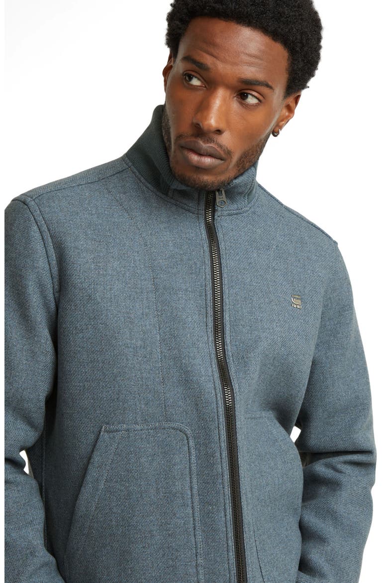 Recycled Wool Blend Utility Jacket, Alternate, color, AXIS