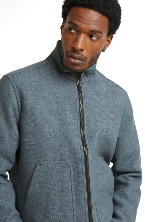 G-star Recycled Wool Blend Utility Jacket In Axis
