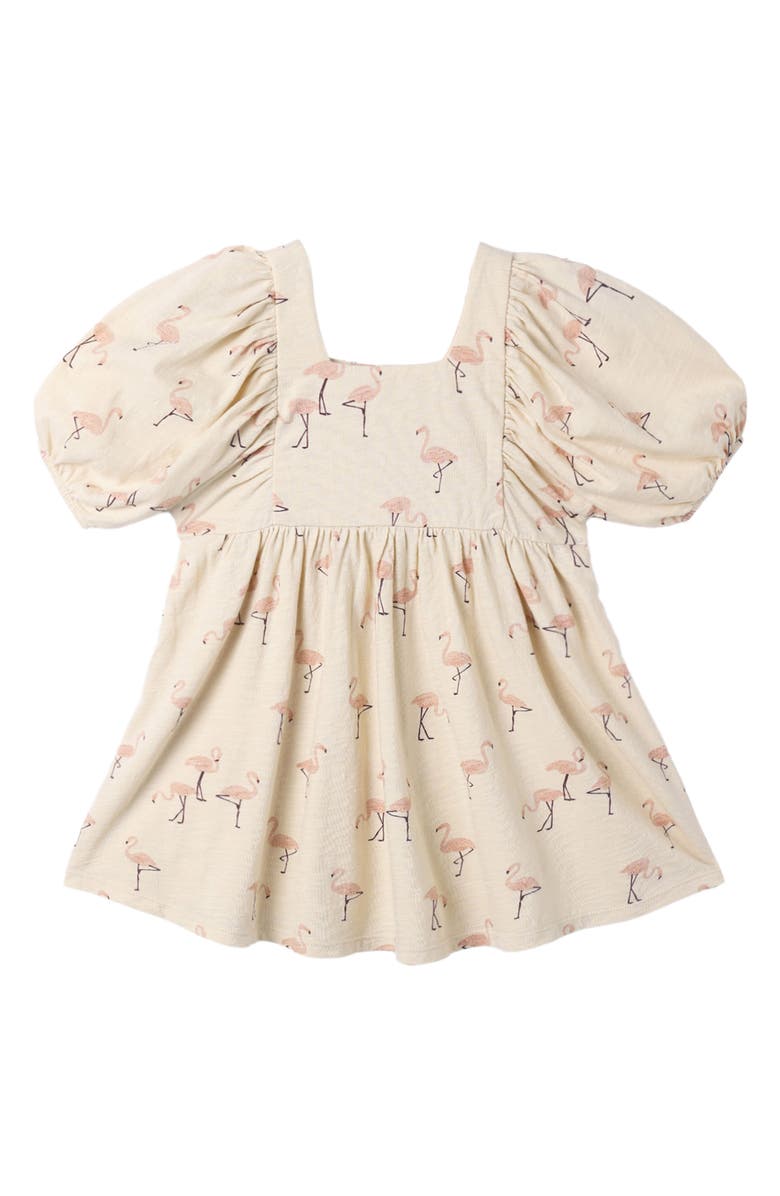 Rylee + Cru Brea Slub Cotton Dress & Bloomers Set, Alternate, color, Shell