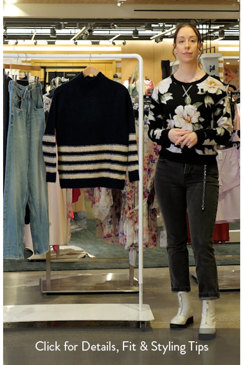 Perkins Collar Stripe Sweater video