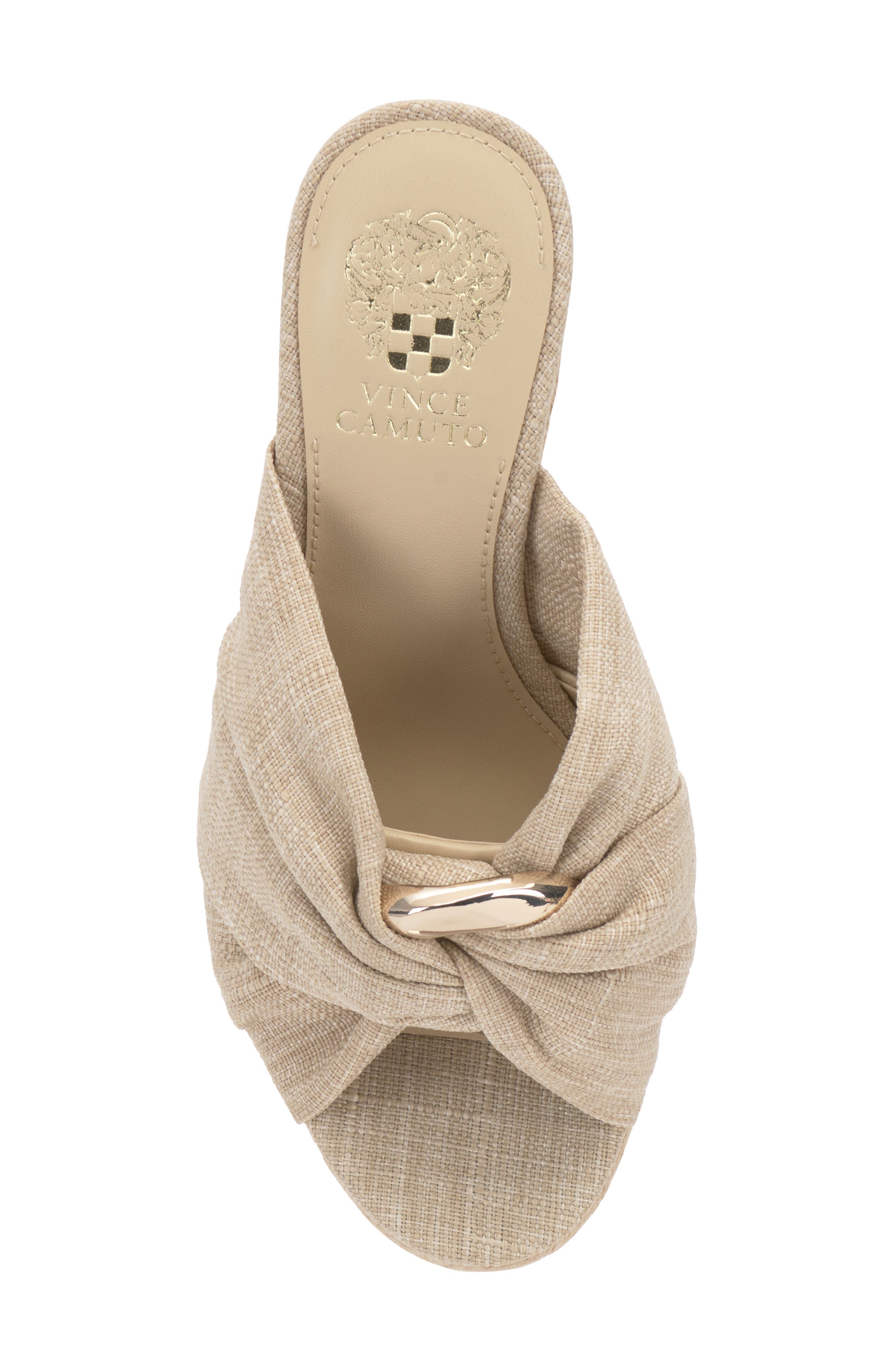 Vince Camuto Briana Platform Wedge Sandal, Alternate, color, Natural Rltsnl
