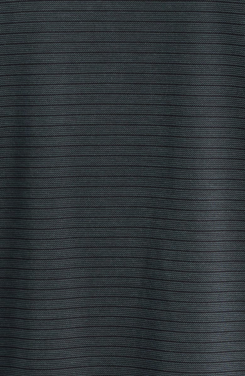 Tommy Bahama Bay Stripe Long Sleevd T-Shirt, Alternate, color, Coal