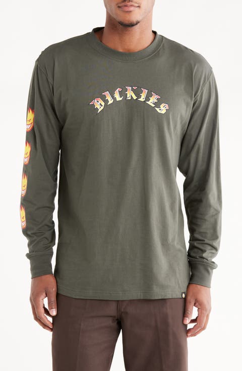 x Spitfire Long Sleeve Cotton Graphic T-Shirt