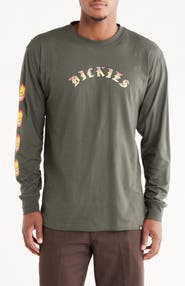 Dickies x Spitfire Long Sleeve Cotton Graphic T-Shirt